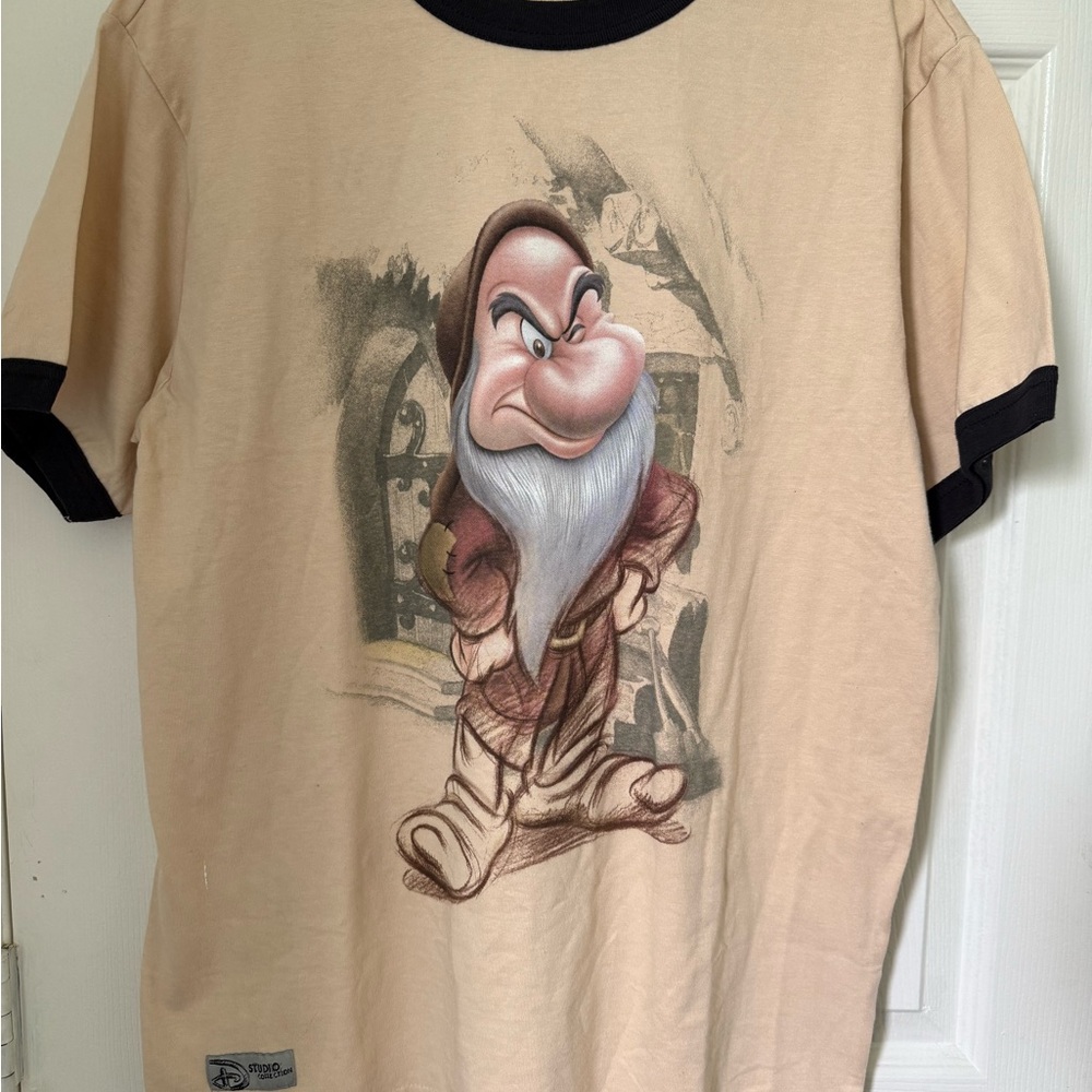 Vintage Disney Grumpy Studio Collection Ringer Tee | Early 2000s